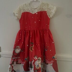 5T Santa dress